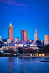 Cleveland Ohio Skyline