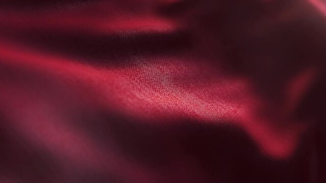 Waving luxury red cloth texture. Abstract background. Good for text or logo placement.