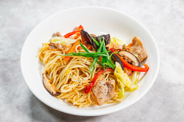 米粉麺の塩焼きそば