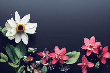 flower arrangement, postcard or advertisement, background or wallpaper