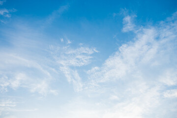 Cloud and blue sky.