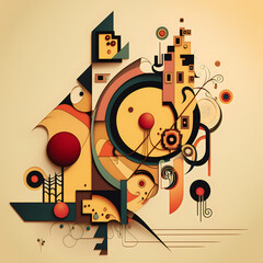 abstract of music