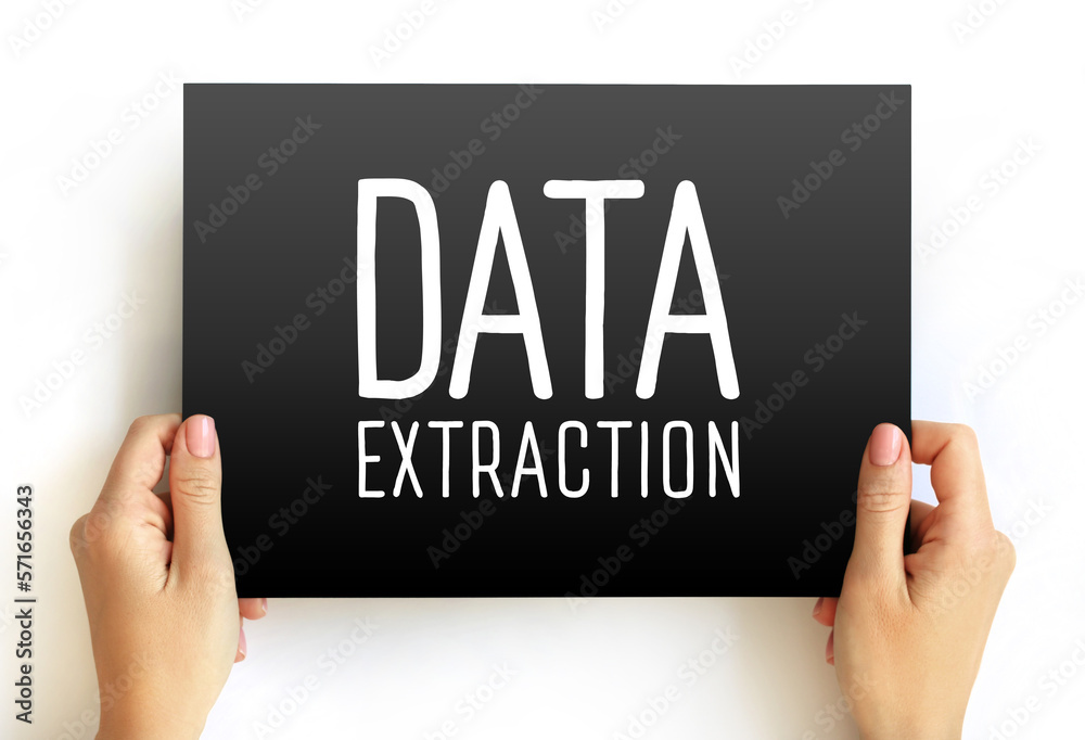 Poster data extraction - act or process of retrieving data out of sources for further data processing or da