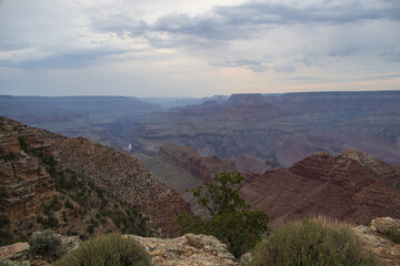 Fototapeta na wymiar Storm clouds over the Grand Canyon 