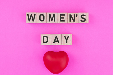 Celebrate International Women's Day with heart. Representing women.