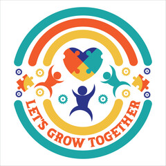 Autism Awareness T-shirt Design, SVG Design,
Typography T-shirt Design, Vector Graphic, Illustration, Colorful Concept