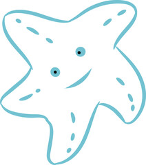Starfish sea animal.