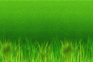 Green background with green grass. Generative AI