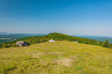 Three Boulders in the Meadow, Spruce Knob Mountain, West Virginia USA, West Virginia