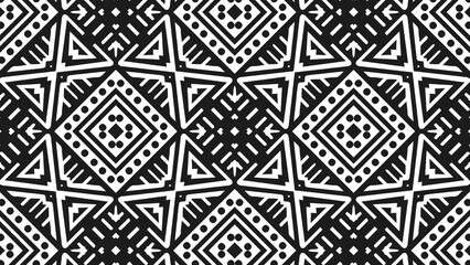 Monochrome Repeat Pattern.black and white grunge  background.Abstract halftone pattern.3D Illustration. 3D Rendering.