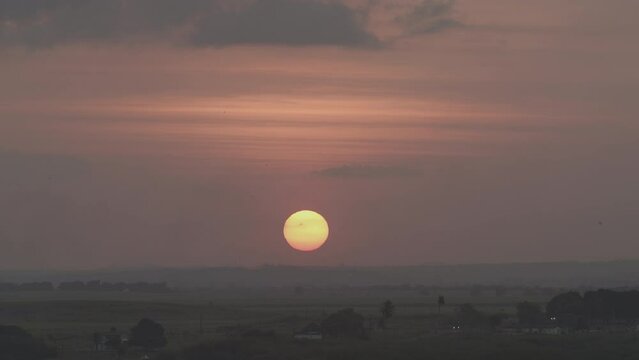 Sunset on Paraiba Brazil