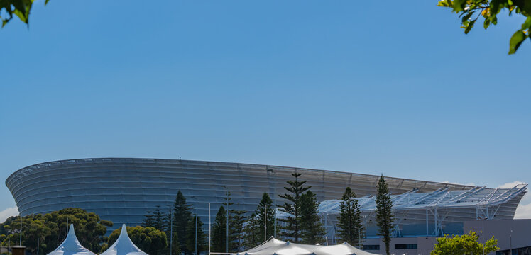 Kapstadt Stadion Fußballstadion und das Green Point Athletics Stadium in Kapstadt Südafrika