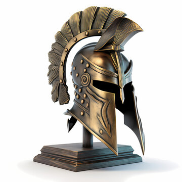 Warrior Trophy. Generative AI