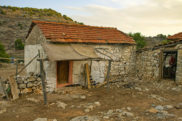 Monastery ruins 600 A.D., near Fethya, Turkey 
