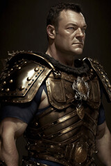 A strong and fierce warrior.	