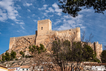 Fototapeta na wymiar Castillo de Almansa, Albacete, Castilla la Mancha, España