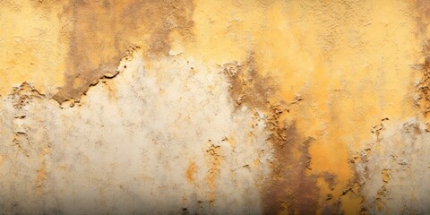 wall texture close up used as a backdrop. a concrete wall serving as an antique backdrop. abstract of a wall's surface. Rusty deterioration to the exterior wall. Generative AI