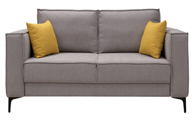 Sofa isolated on white background. Including clipping path