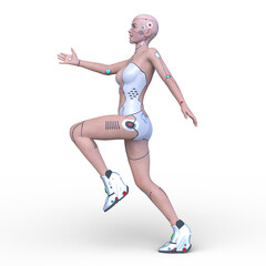 女性サイボーグ