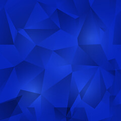 Blue Seamless Triangle Geometric Pattern Illustration  poly crystal background seamless