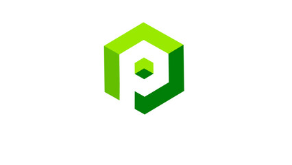 Fototapeta premium green house symbol
