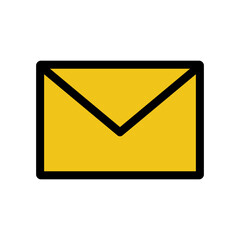 Email icon line isolated on white background. Black flat thin icon on modern outline style. Linear symbol and editable stroke. Simple and pixel perfect stroke vector illustration