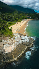 Ilhabela Ilha Litoral Paulista São Paulo Brasil Praia São Sebastião Veleiro Barco Barcos Oceano Mar Marina Iate Viagem Turismo Natureza Costa Tropical Paraíso Porto Feiticeira Castelhanos Verão Sol 