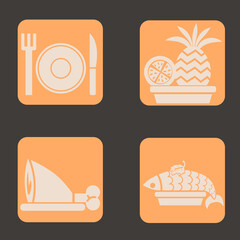 Food icon set
