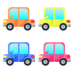 Retro cars set