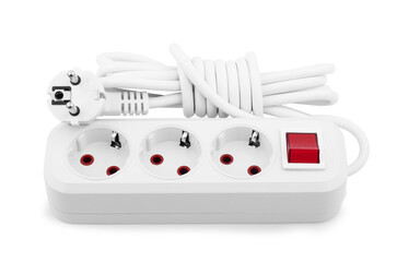 Electric splitter isolated on a white background