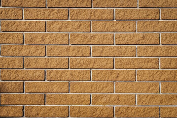 Decorative plaster imitating a red brick wall.