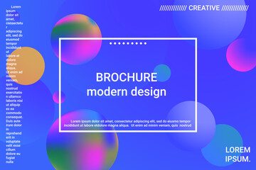 Abstract geometric texture. 3d ball shape gradients for decoration design.