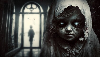 Boy possessed by evil Generative AI