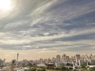 Fototapeta premium Foto aérea da região da Barra funda em São Paulo