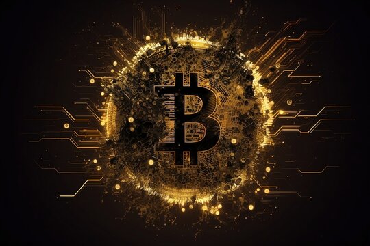 Bitcoin die beliebteste Kryptow&auml;hrung, dezentral und eine moderne Technologie. 
