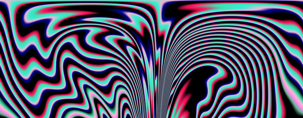 Psychedelic trippy background with colorful leaks.