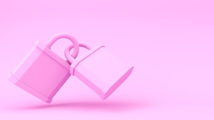 Locked padlock background.  Confidentiality and security concept