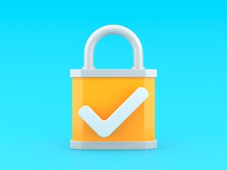 Locked padlock background.  Confidentiality and security concept