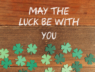 May The Luck Be With You retro St Patrick's Day
