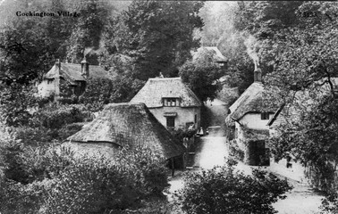 View of Cockington Village, Devon, 19th century