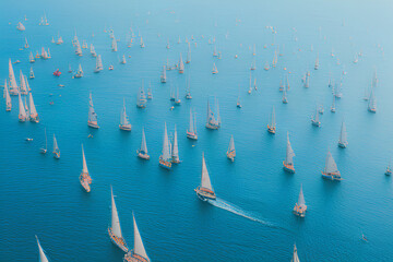 Many Boats in the Sea