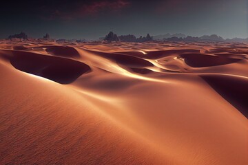 Obraz na płótnie Canvas desert. Generative AI