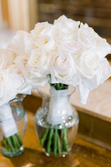 wedding bouquet of roses
