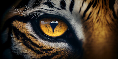 the eye of a tiger, generative AI
