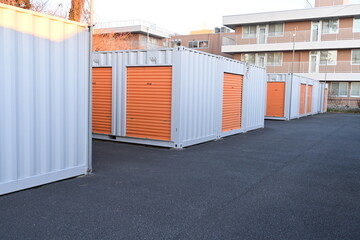 The rental self storage room unit. This is a rental storage space for temporary or long-term luggage storage, popular for outdoor and sporting goods, as well as books and off-season clothing.