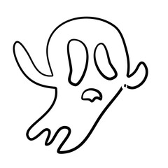 halloween flying ghost