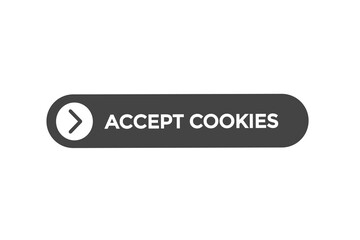 accept cookies button vectors.sign label speech bubble accept cookies
