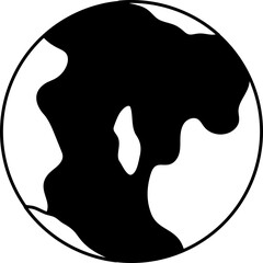 Icon Earth World Planet Globe Nature Environment Ecologism Semi-Solid style