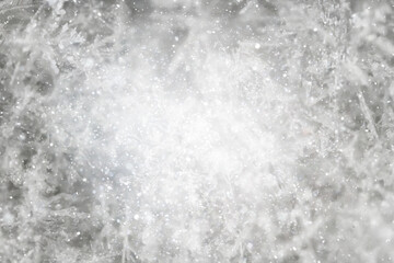 ice snow crystals background abstract white winter