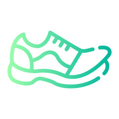 shoes gradient icon